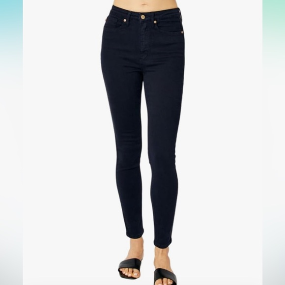 Judy Blue Denim - Judy Blue Tummy Control‎ Skinny Jeans - Navy